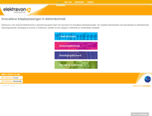 Tablet Screenshot of elektravon.nl